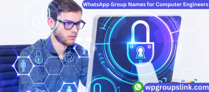 WhatsApp group names for computer engineers