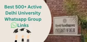 Delhi University Whatsapp Group Links